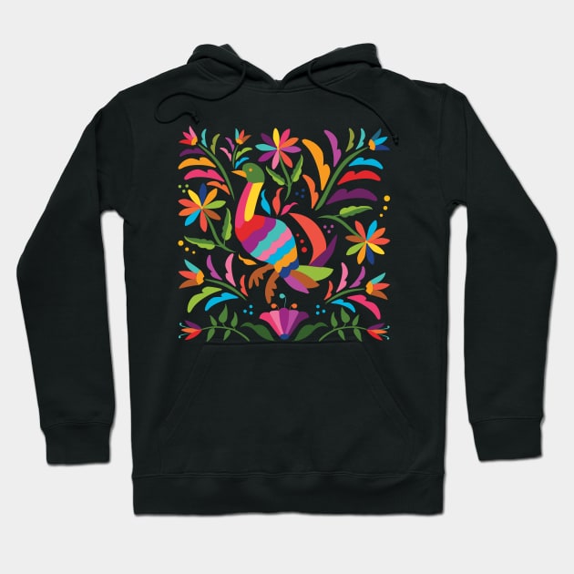 Mexican Otomí Duck / Colorful & happy art by Akbaly Hoodie by Akbaly